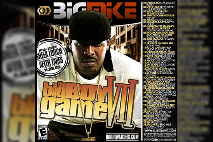 Couverture de l'album hip hop Big Boy Game 7 avec une ambiance rap intense