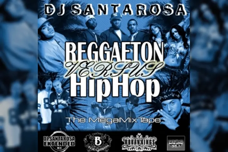 Carátula de la playlist de música Reggaeton vs Hip-Hop de DJ Santarosa
