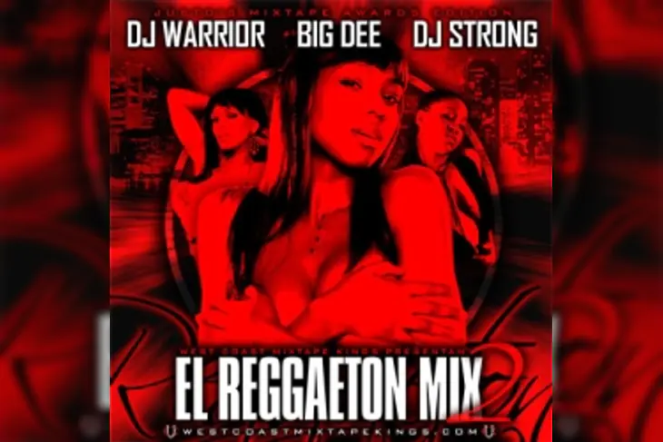 Imagen de portada de DJ Warrior Big Dee DJ Strong El Reggaeton Mix 2 con una vibrante atmósfera de fiesta