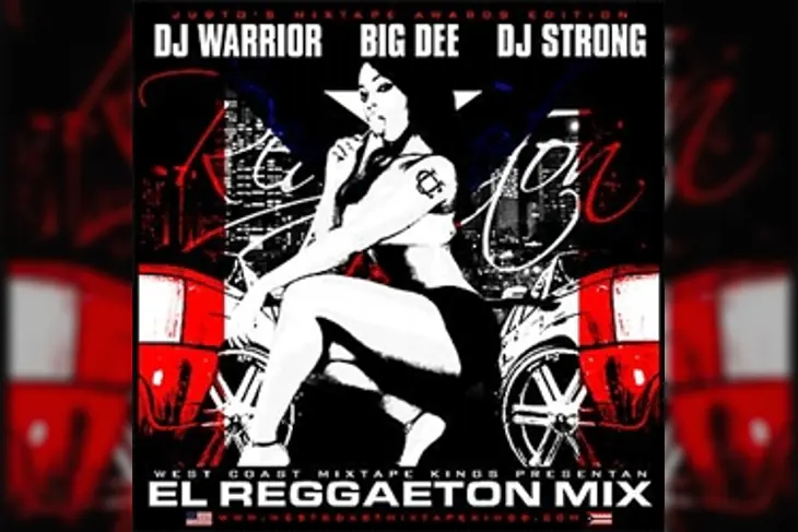 Arte de portada de DJ Warrior, Big Dee & DJ Strong - El Reggaeton Mix con vibrantes visuales de reggaetón