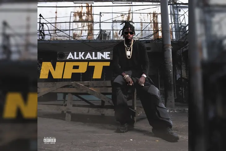 Cover art for the ALKALINE NPT Album featuring vibrant dancehall visuals